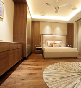 Premium engineered wood flooring with natural hardwood finish for modern interiors